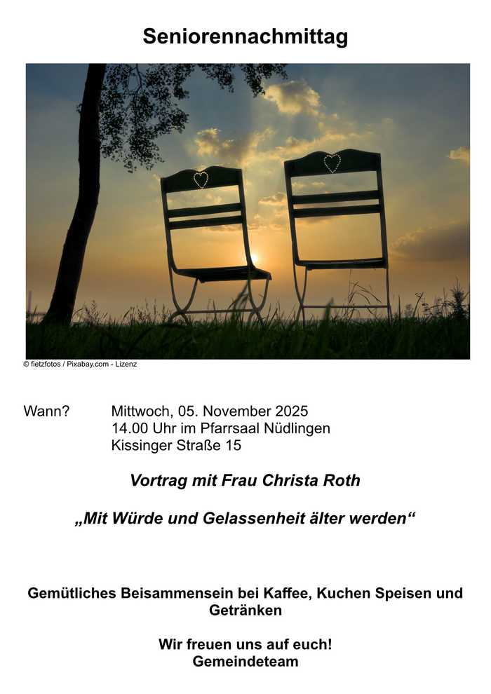 Seniorennachmittag Nüdlingen